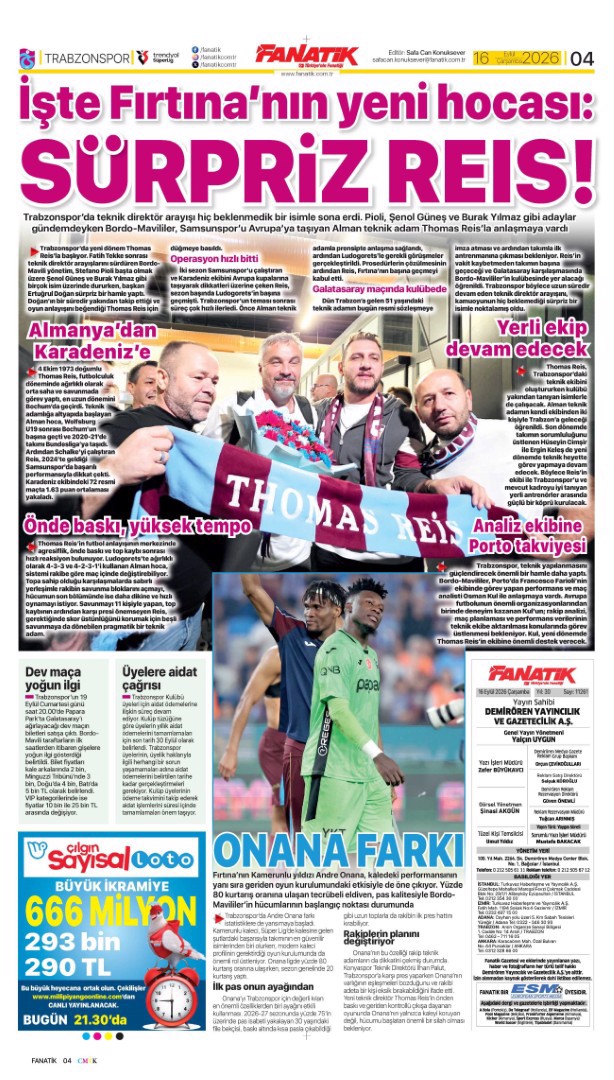 Trabzonspor fırtınaları Reis ile aşacak | Spor manşetleri - 1. fotoğraf