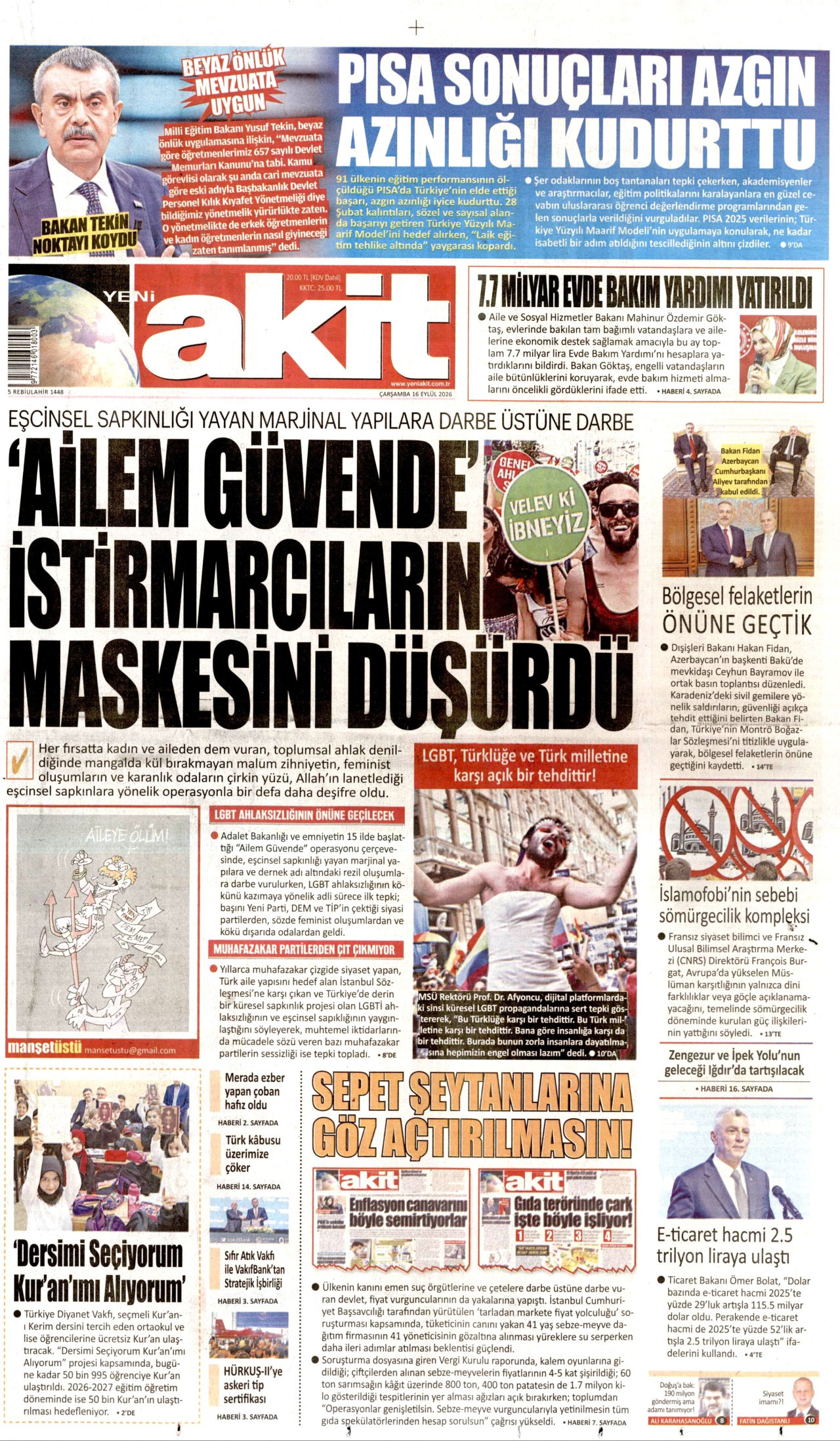 Gazeteler bugün ne yazdı? (16 Eylül) - 5. fotoğraf