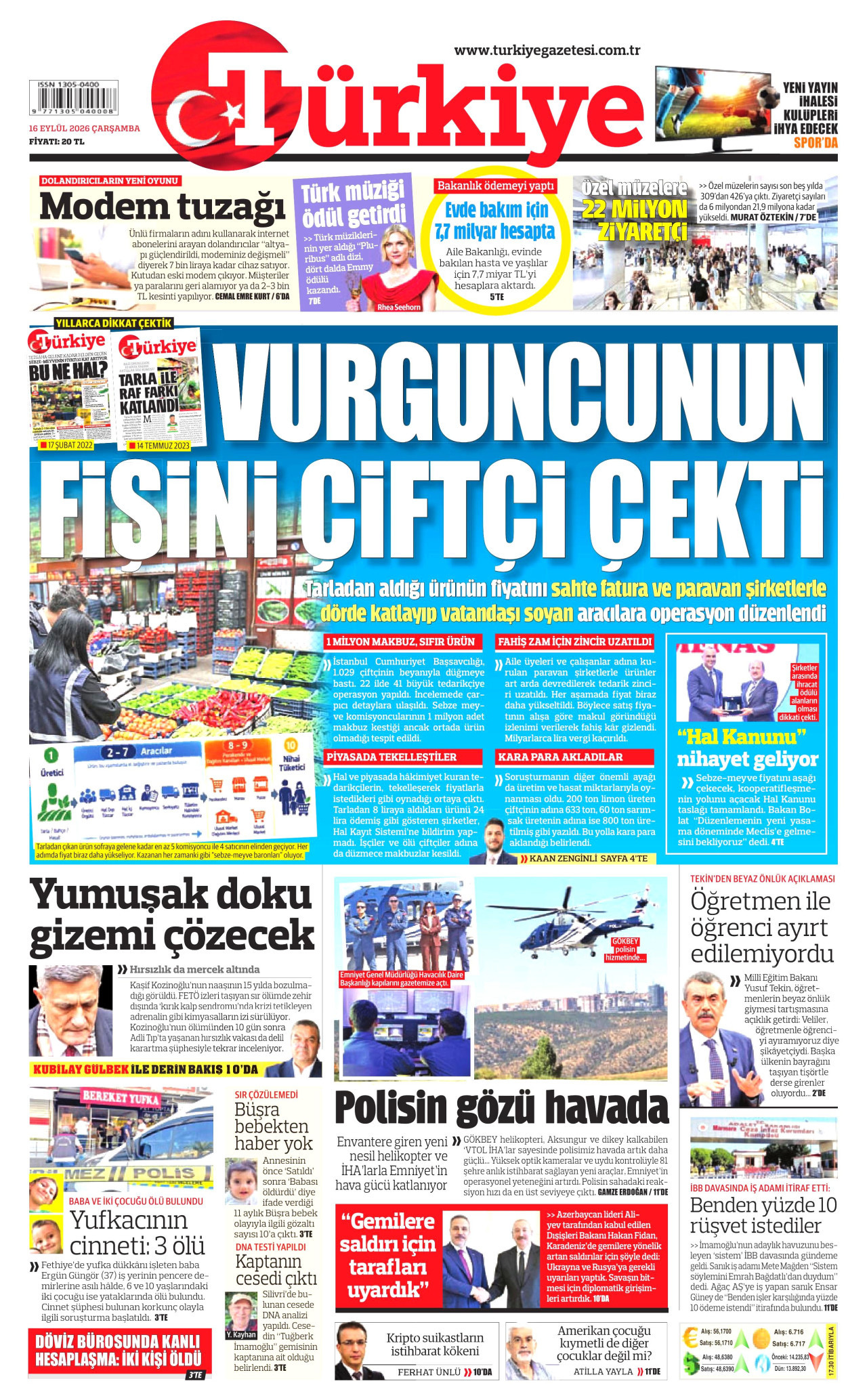Gazeteler bugün ne yazdı? (16 Eylül) - 8. fotoğraf