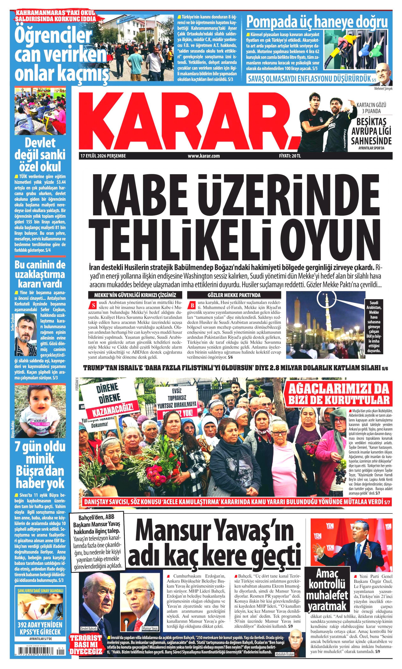 Gazeteler bugün ne yazdı? (17 Eylül) - 6. fotoğraf