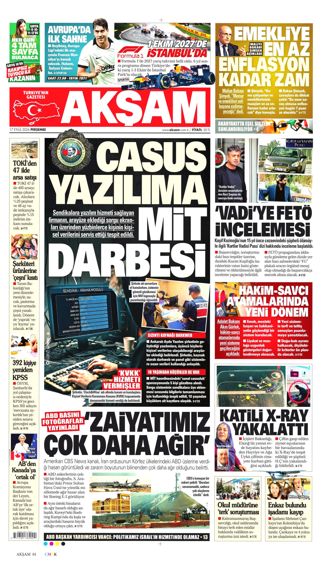 Gazeteler bugün ne yazdı? (17 Eylül) - 5. fotoğraf