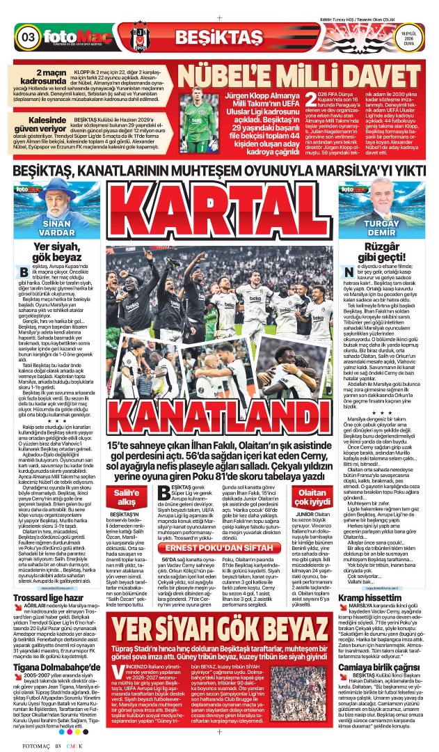 Acımasız Beşiktaş | Spor manşetleri  - 14. fotoğraf