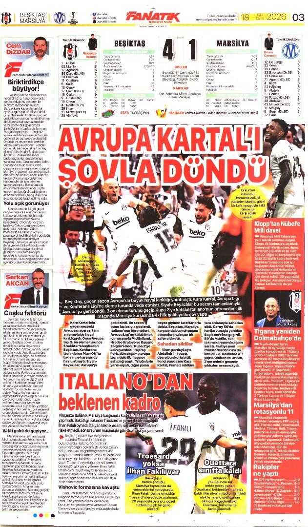 Acımasız Beşiktaş | Spor manşetleri  - 3. fotoğraf