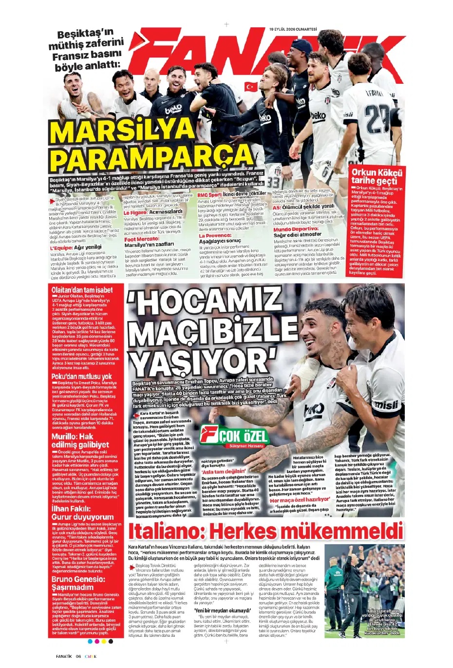 Karadeniz'de dev kapışma! Spor basını bugün ne yazdı? (19 Eylül) - 3. fotoğraf