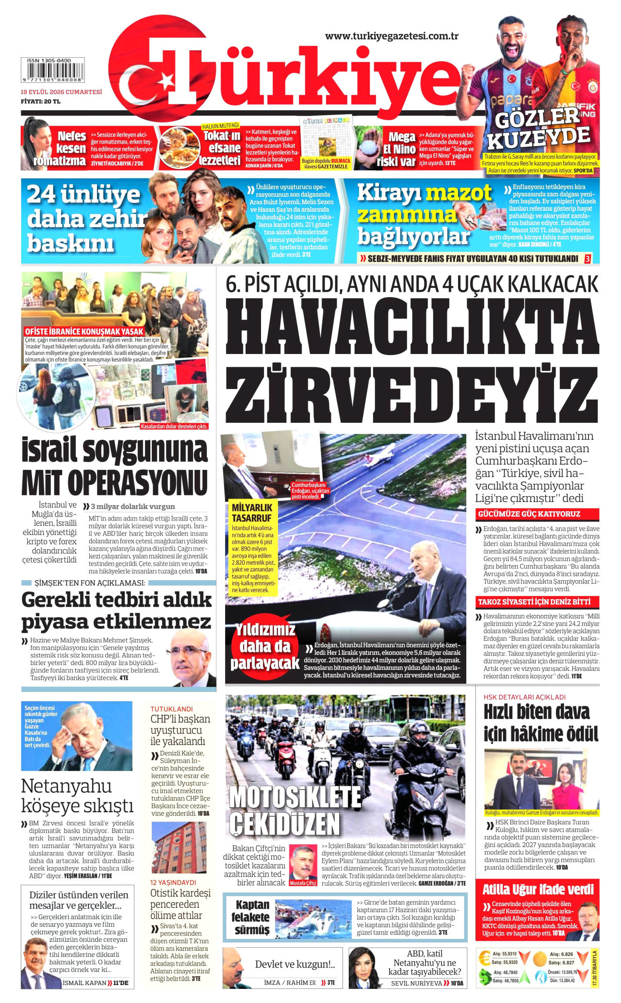 Gazeteler bugün ne yazdı? (19 Eylül) - 9. fotoğraf