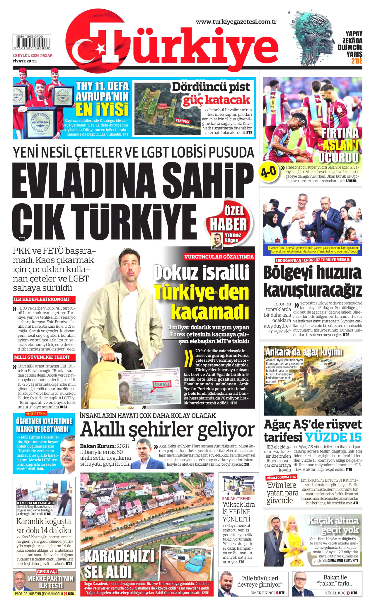 Gazeteler bugün ne yazdı? (20 Eylül) - 3. fotoğraf