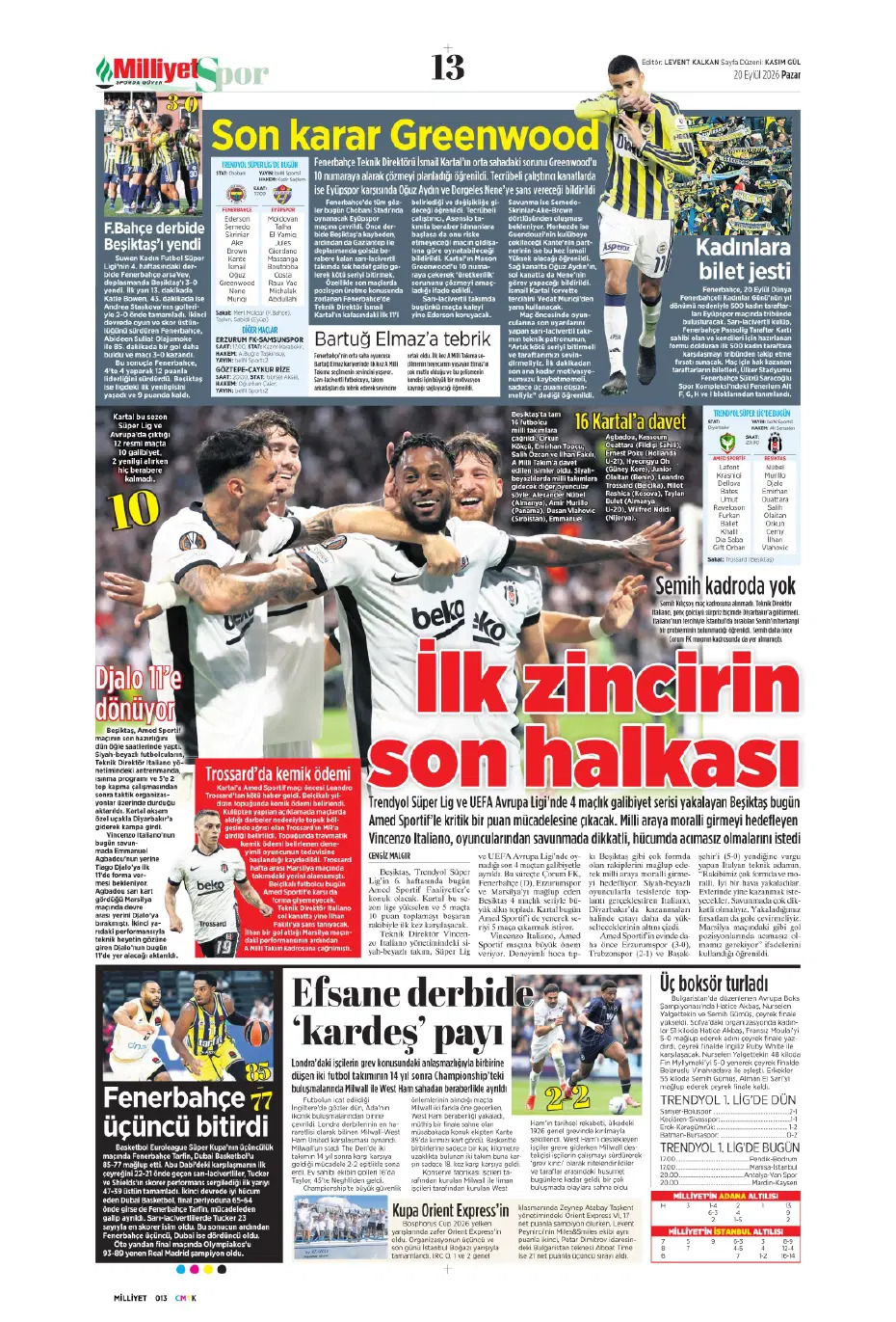 Salah fırtınası Aslan'ı yuttu | Spor manşetleri  - 18. fotoğraf