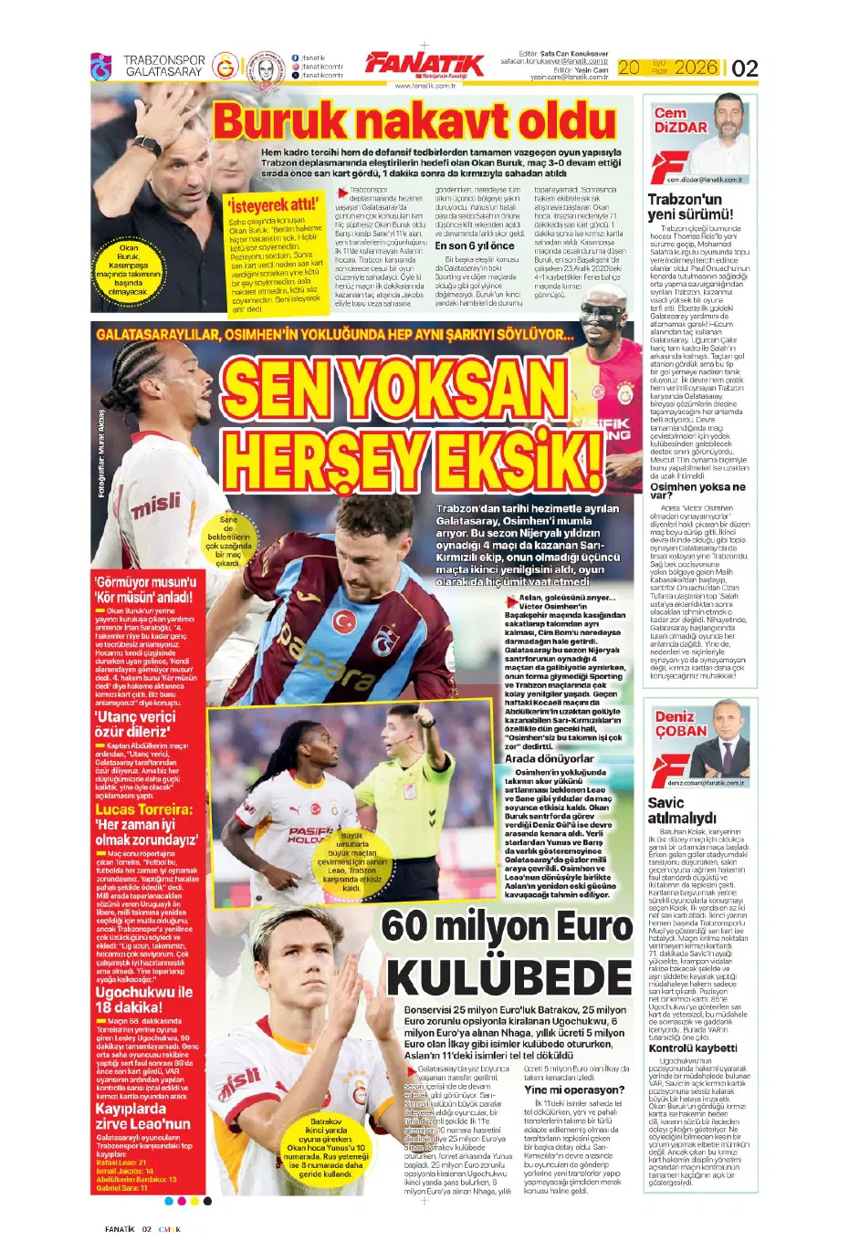 Salah fırtınası Aslan'ı yuttu | Spor manşetleri  - 7. fotoğraf