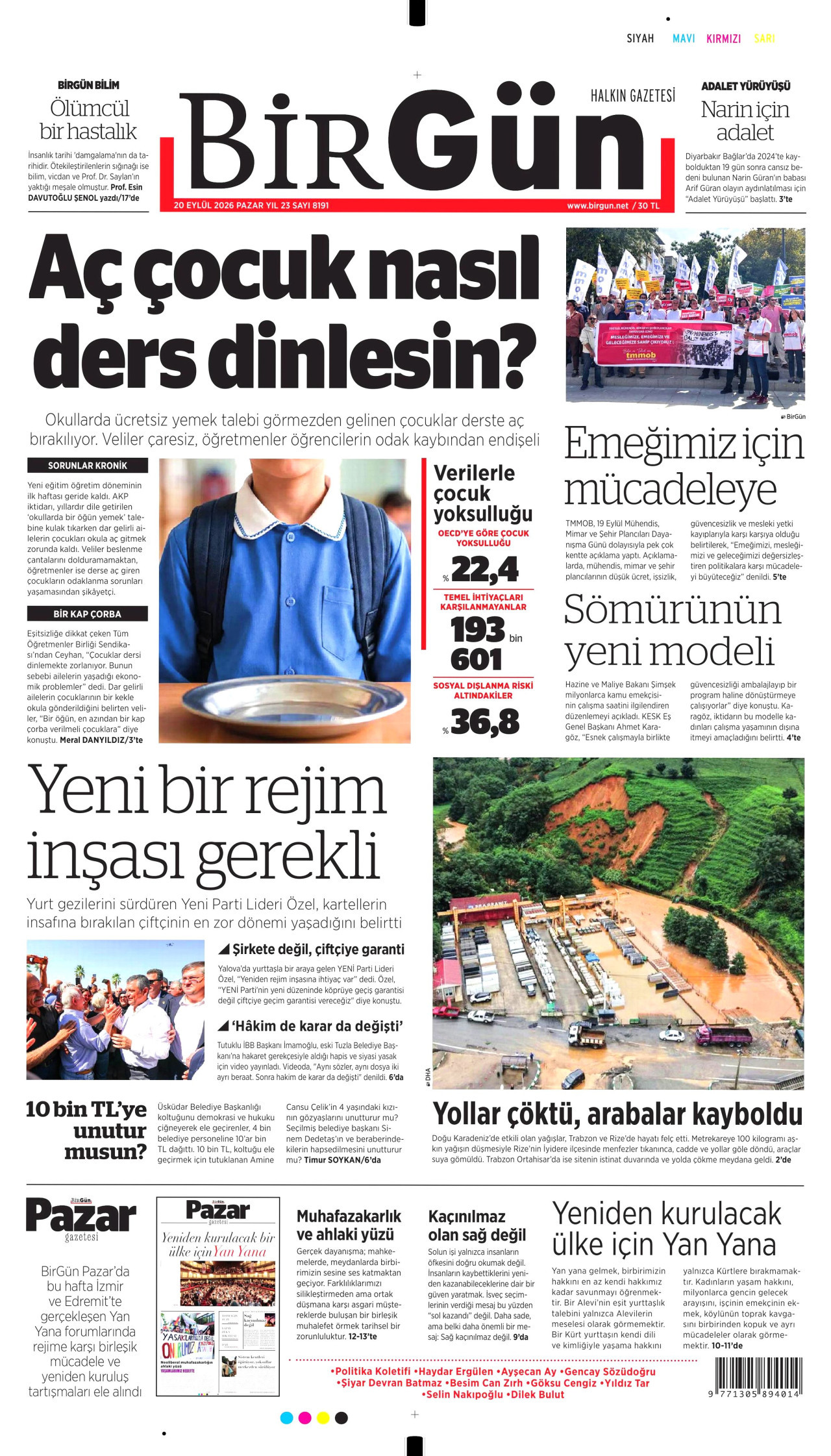 Gazeteler bugün ne yazdı? (20 Eylül) - 1. fotoğraf