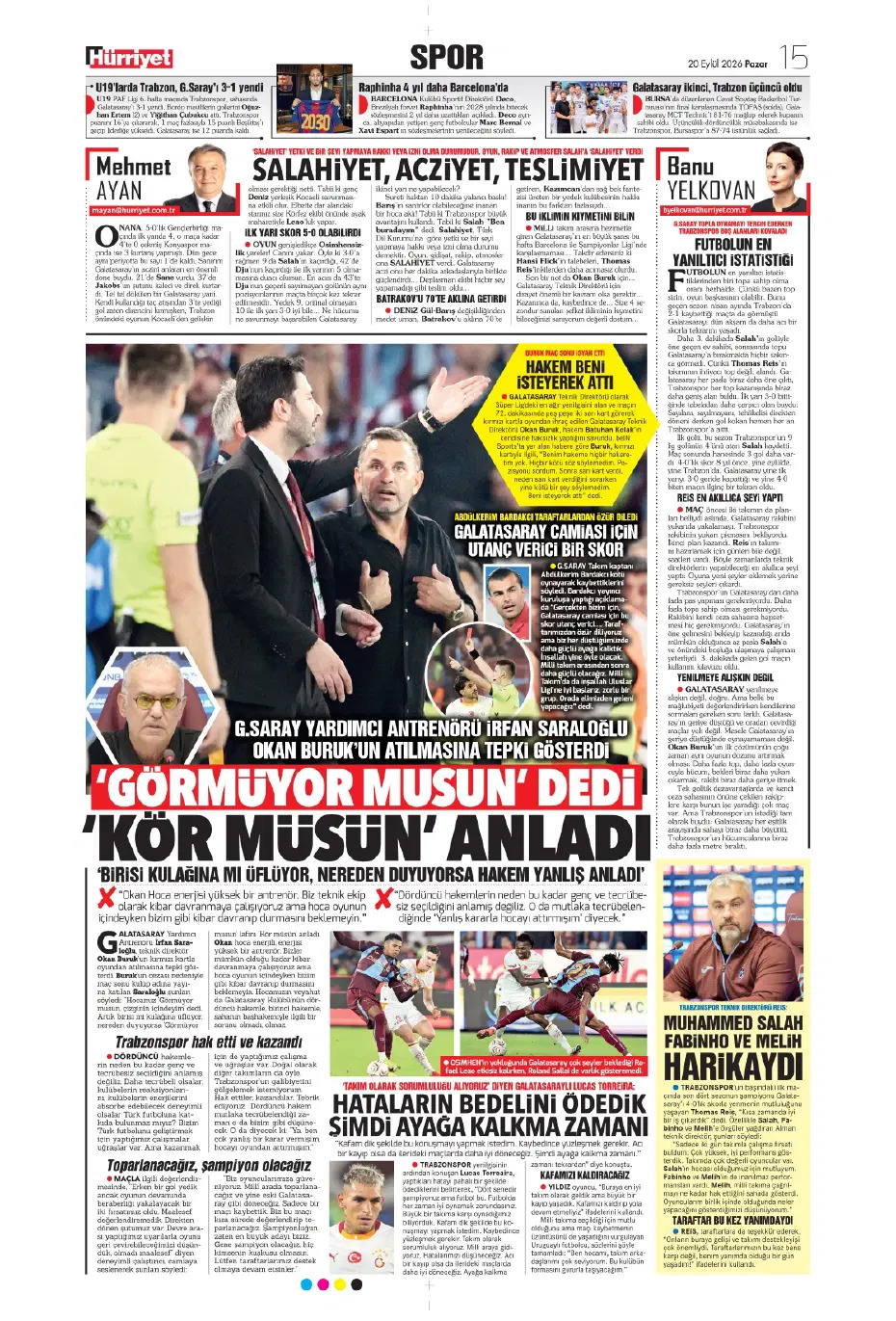 Salah fırtınası Aslan'ı yuttu | Spor manşetleri  - 9. fotoğraf