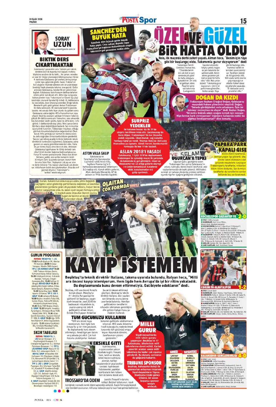 Salah fırtınası Aslan'ı yuttu | Spor manşetleri  - 19. fotoğraf