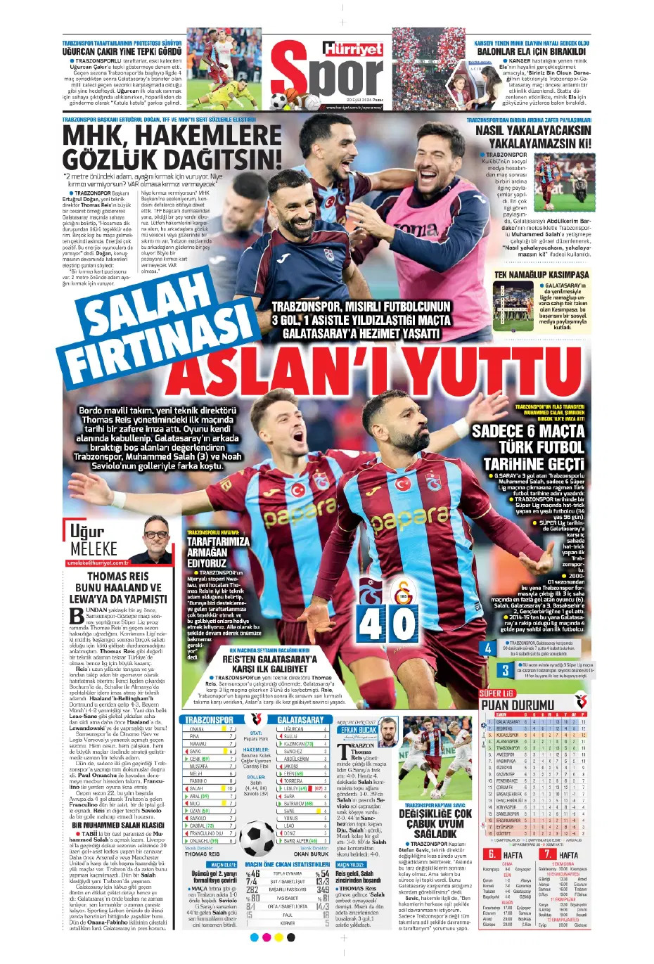 Salah fırtınası Aslan'ı yuttu | Spor manşetleri  - 1. fotoğraf