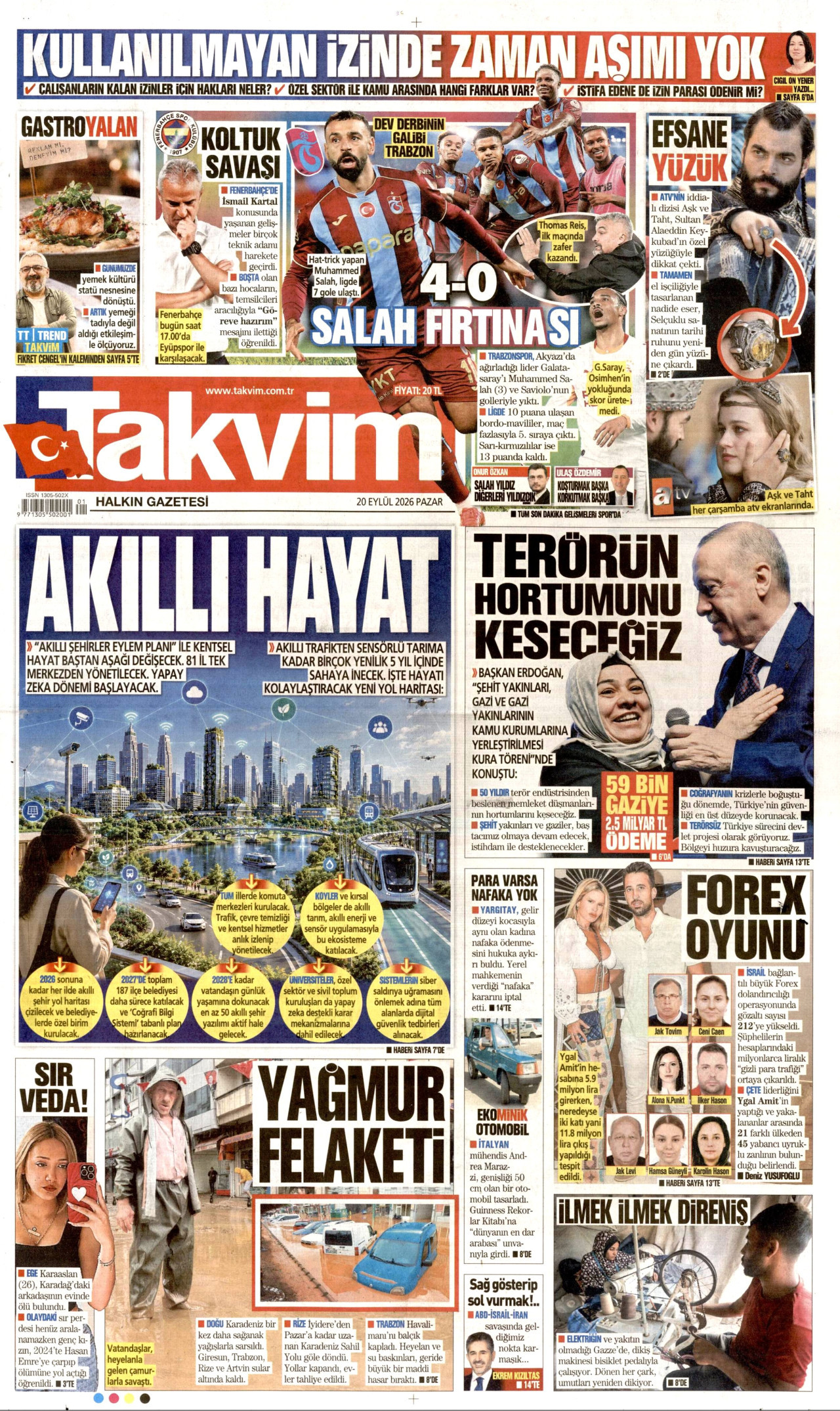 Gazeteler bugün ne yazdı? (20 Eylül) - 9. fotoğraf