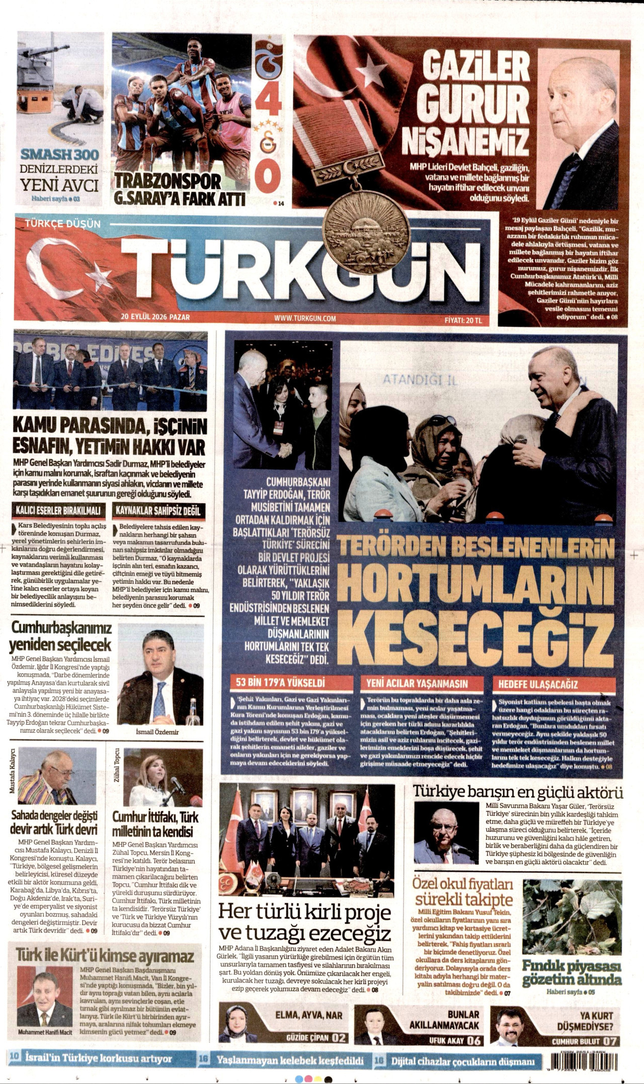Gazeteler bugün ne yazdı? (20 Eylül) - 10. fotoğraf