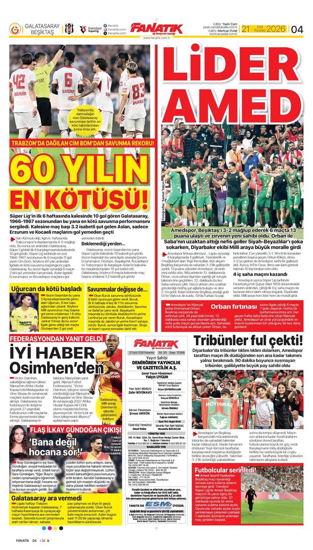 Kartal uçamadı, zirve kaçtı | Spor manşetleri - 20. fotoğraf