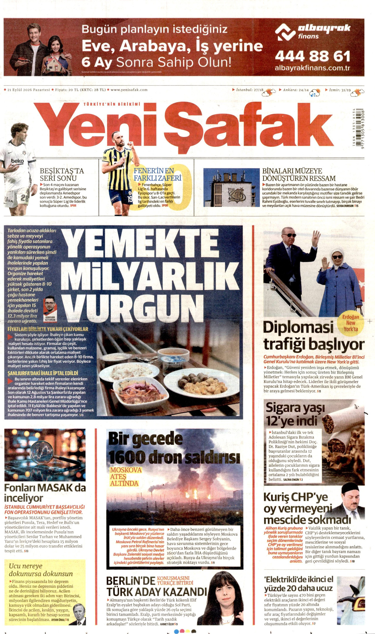 Gazeteler bugün ne yazdı? (21 Eylül) - 4. fotoğraf