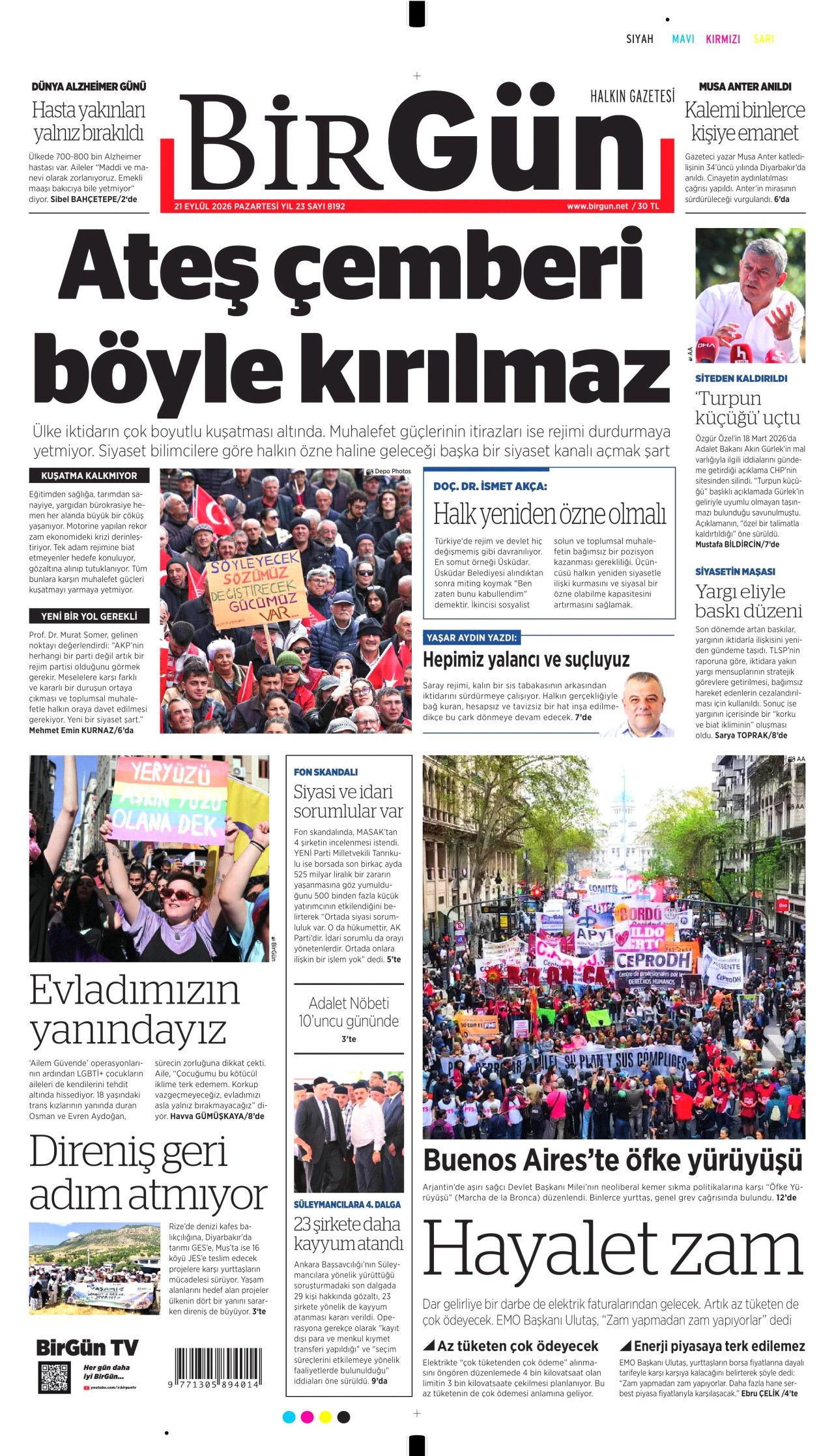 Gazeteler bugün ne yazdı? (21 Eylül) - 2. fotoğraf