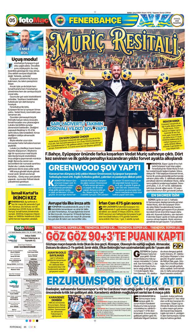 Kartal uçamadı, zirve kaçtı | Spor manşetleri - 22. fotoğraf