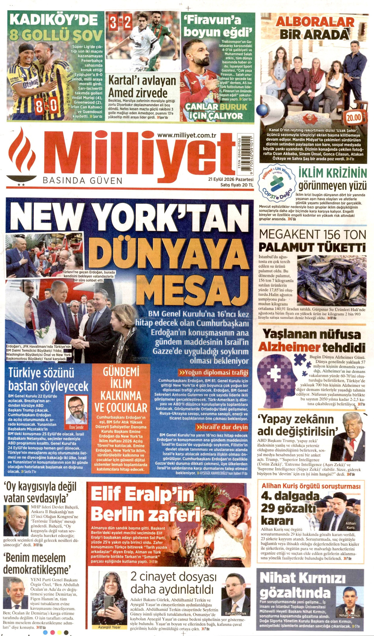 Gazeteler bugün ne yazdı? (21 Eylül) - 10. fotoğraf