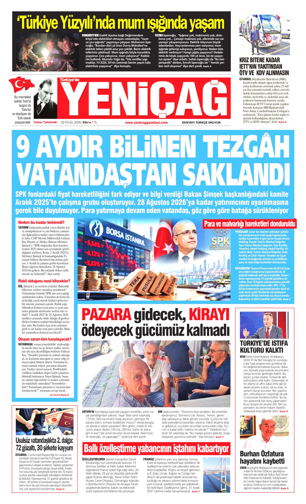 Gazeteler bugün ne yazdı? (22 Eylül) - 4. fotoğraf