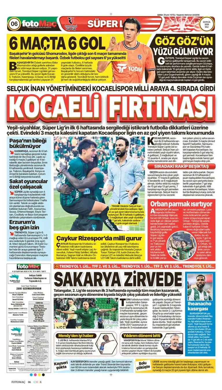 Fener'e huzur geldi! Spor basını bugün ne yazdı? (22 Eylül) - 8. fotoğraf