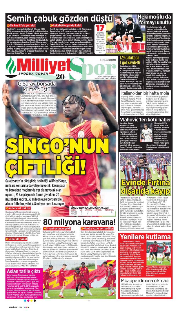 Singo'nun çiftliği | Spor manşetleri - 1. fotoğraf
