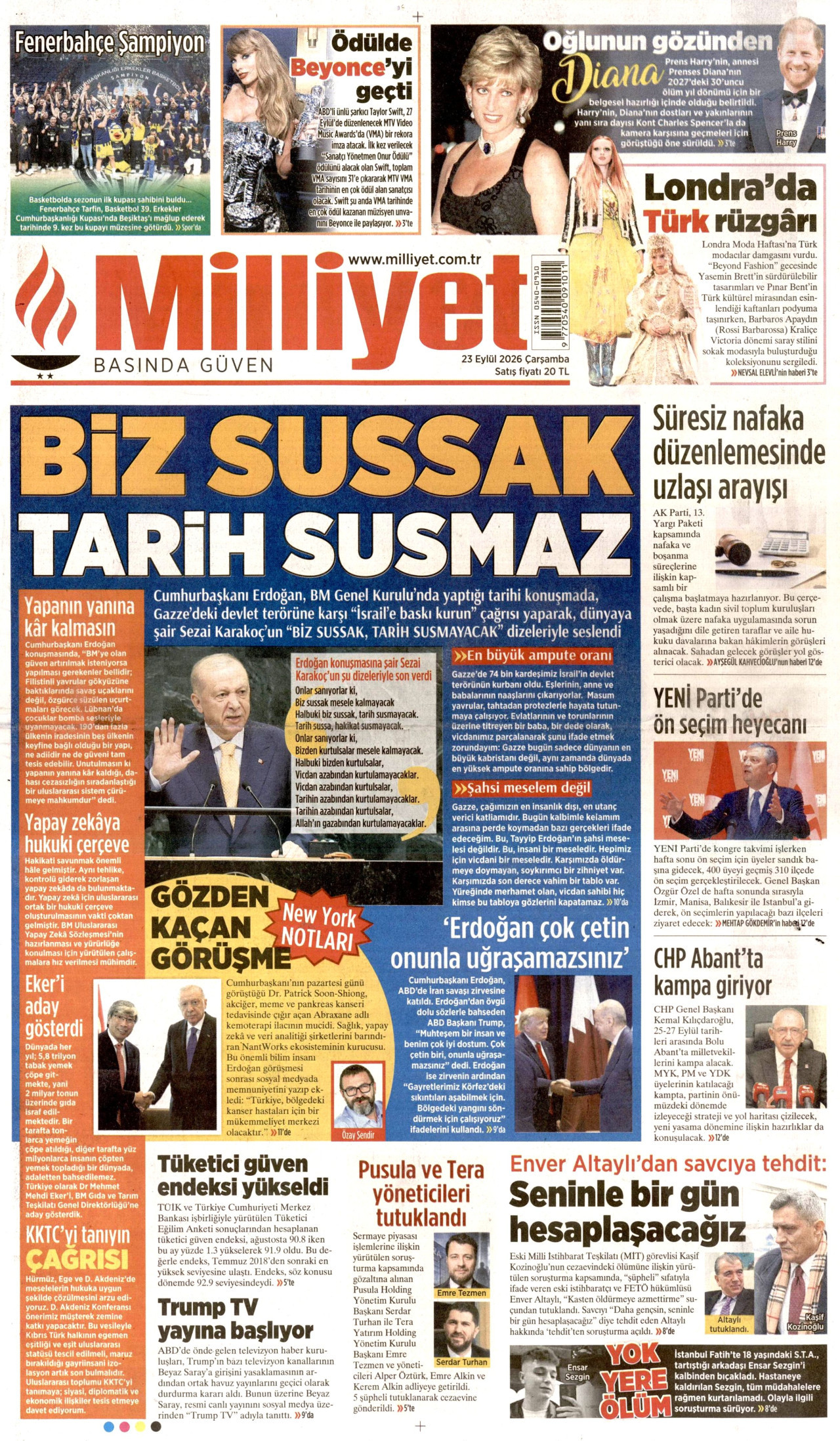 Gazeteler bugün ne yazdı? (23 Eylül) - 4. fotoğraf