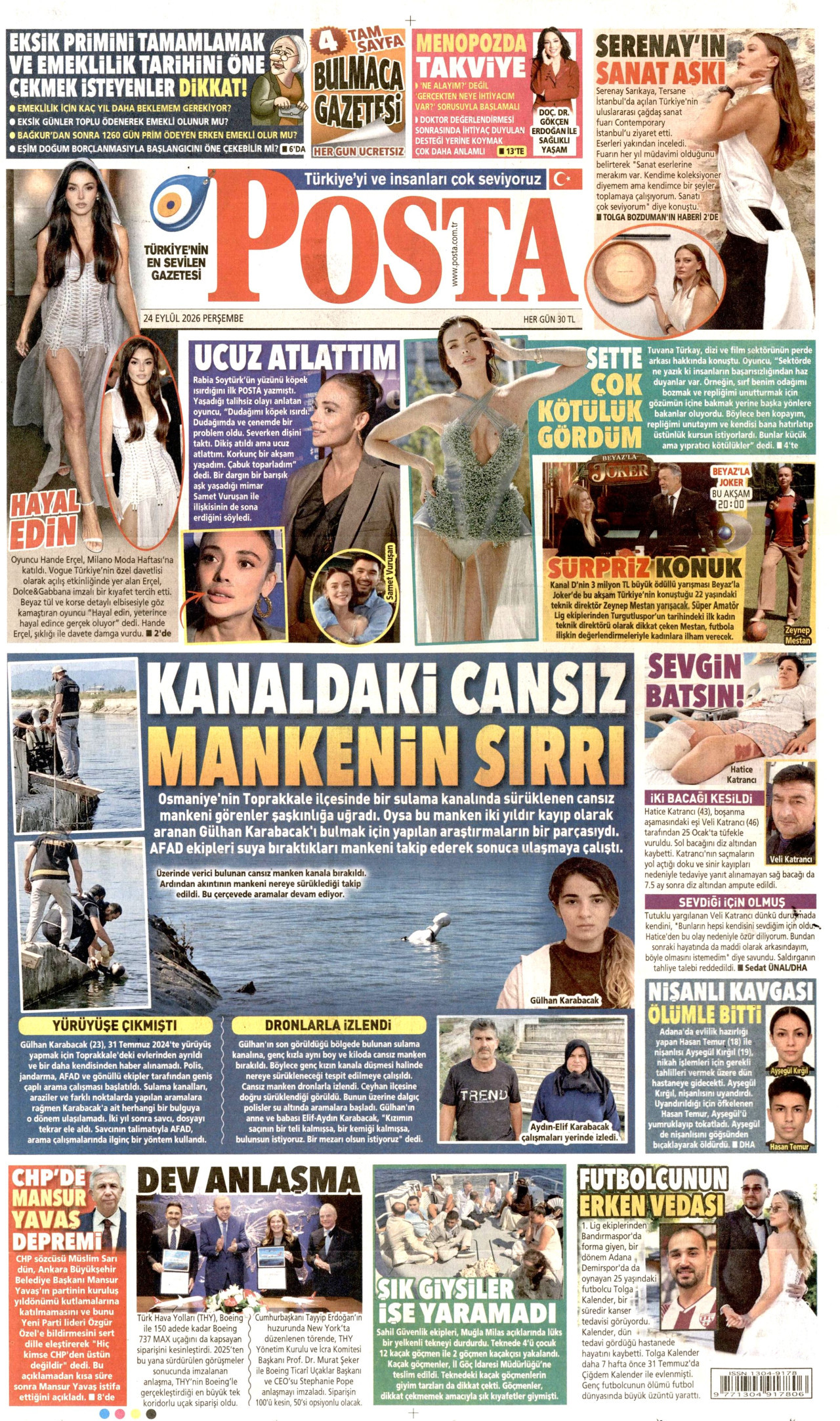 Gazeteler bugün ne yazdı? (24 Eylül) - 8. fotoğraf