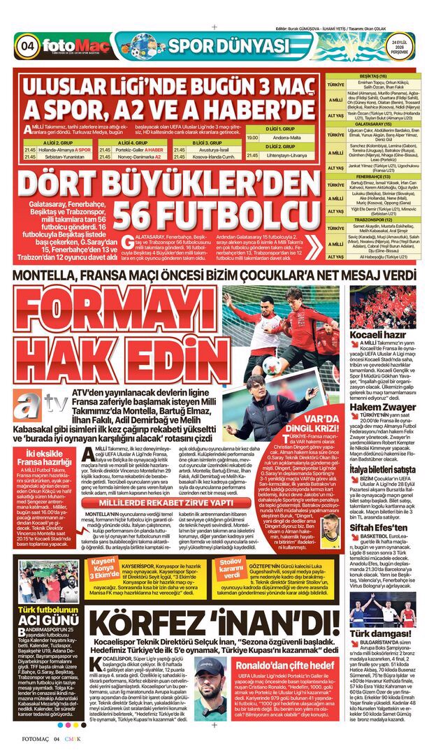 Montella köşeye sıkıştı | Spor manşetleri  - 17. fotoğraf