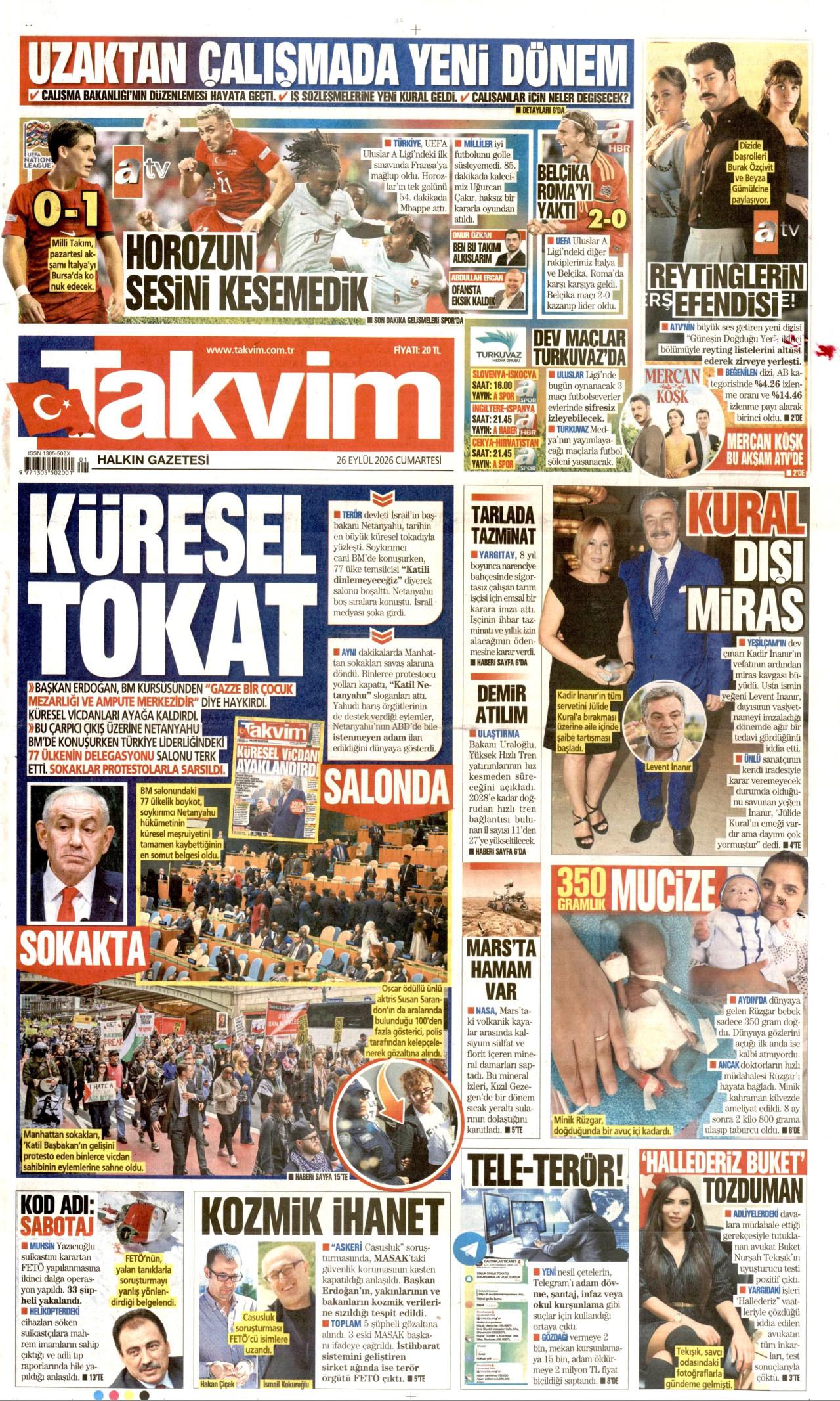 Gazeteler bugün ne yazdı? (26 Eylül) - 8. fotoğraf