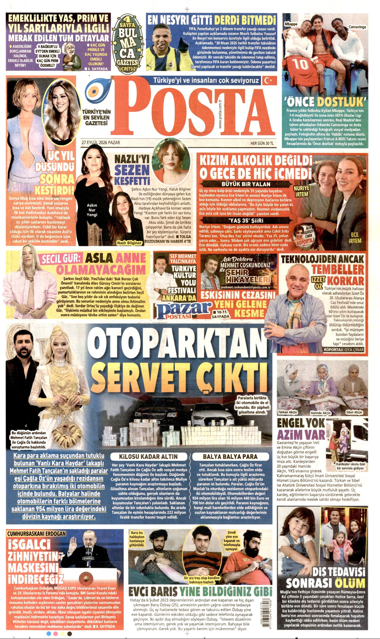 Gazeteler bugün ne yazdı? (27 Eylül) - 7. fotoğraf