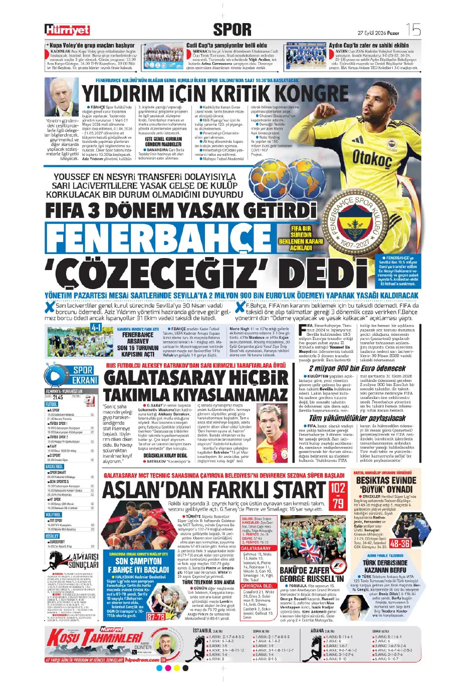 Fenerbahçe'de tarihi toplantı | Spor manşetleri - 4. fotoğraf