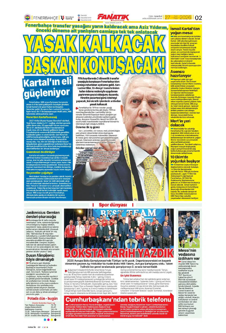 Fenerbahçe'de tarihi toplantı | Spor manşetleri - 1. fotoğraf