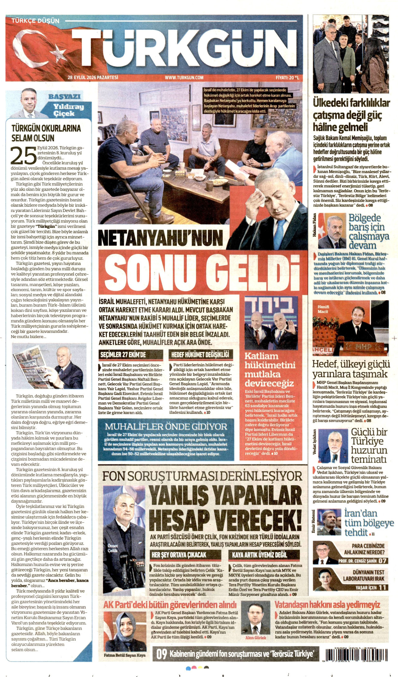 Gazeteler bugün ne yazdı? (28 Eylül) - 9. fotoğraf