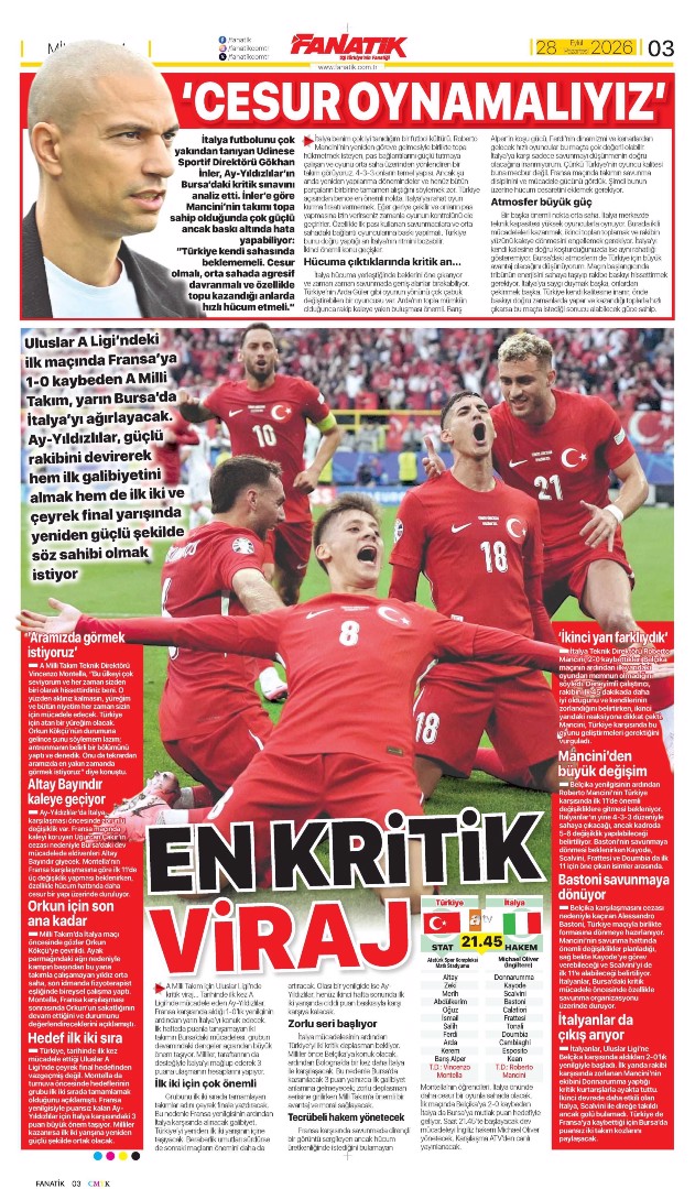 Milliler en kritik virajda | Spor manşetleri - 3. fotoğraf