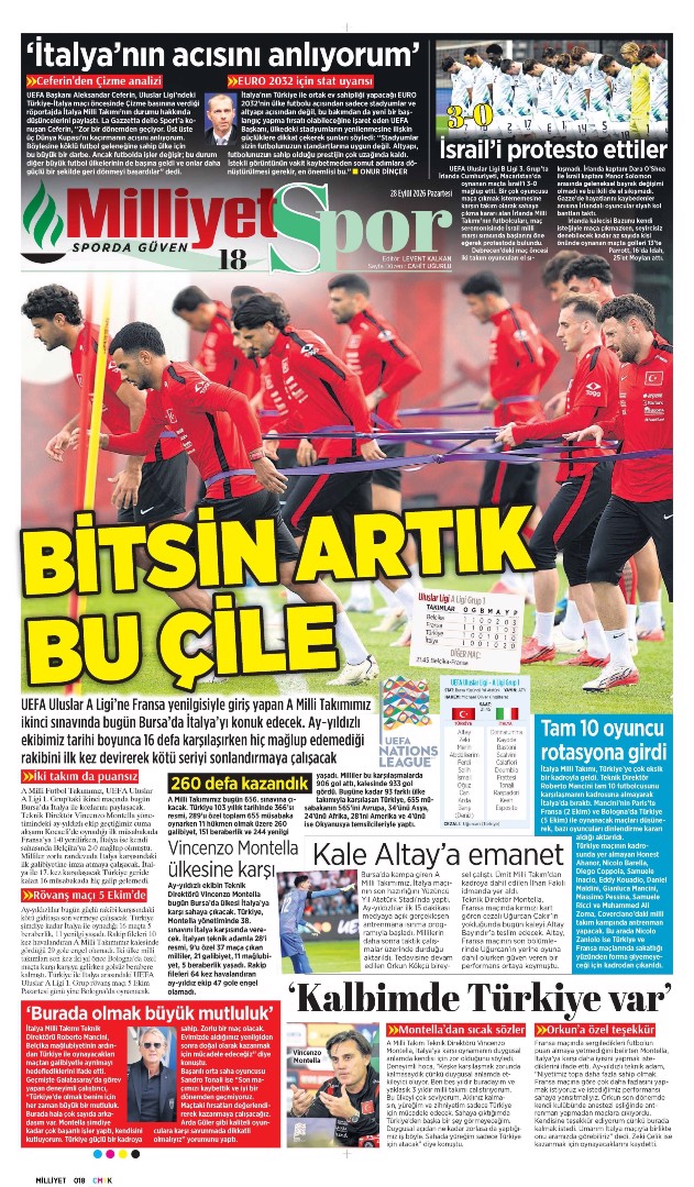 Milliler en kritik virajda | Spor manşetleri - 1. fotoğraf