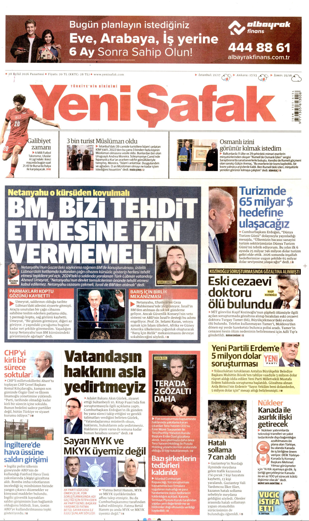 Gazeteler bugün ne yazdı? (28 Eylül) - 4. fotoğraf