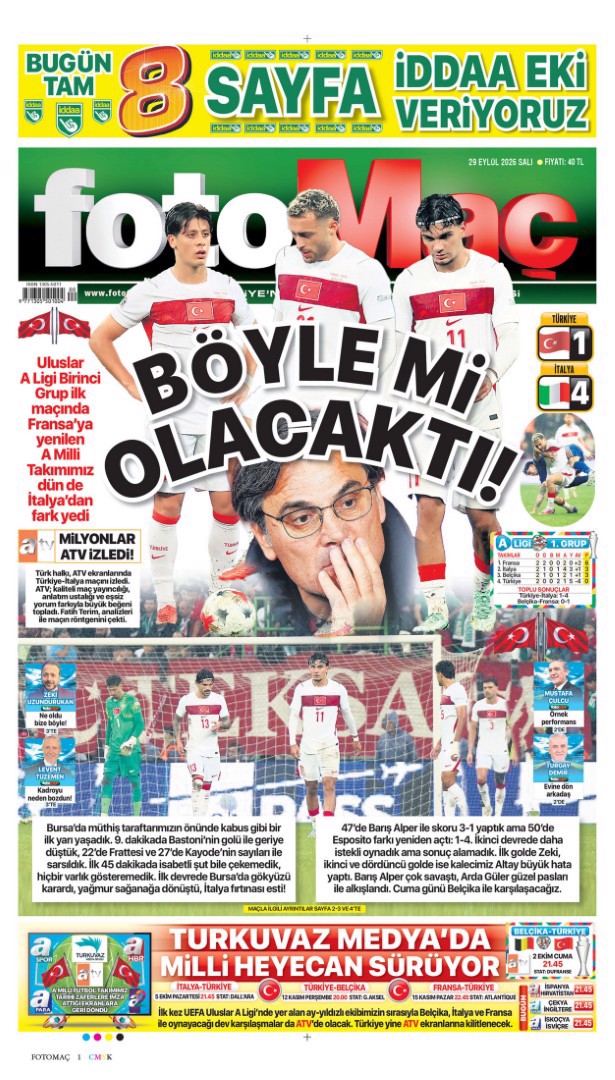 Milli felaket | Spor manşetleri  - 6. fotoğraf