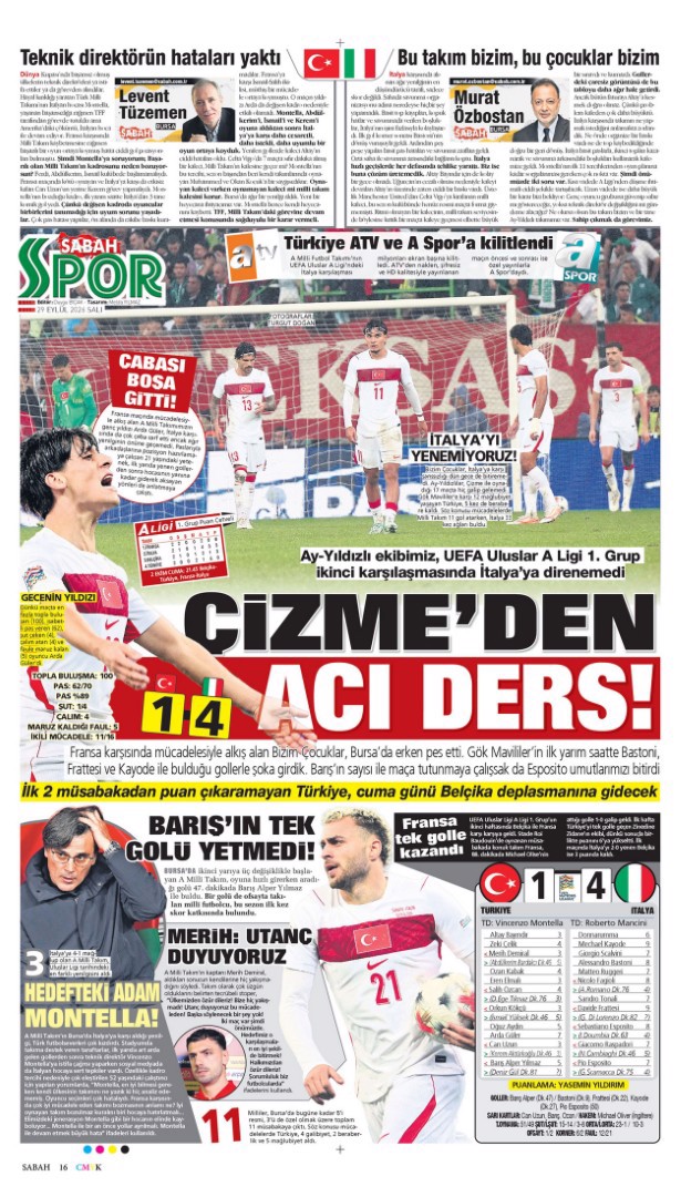 Milli felaket | Spor manşetleri  - 4. fotoğraf