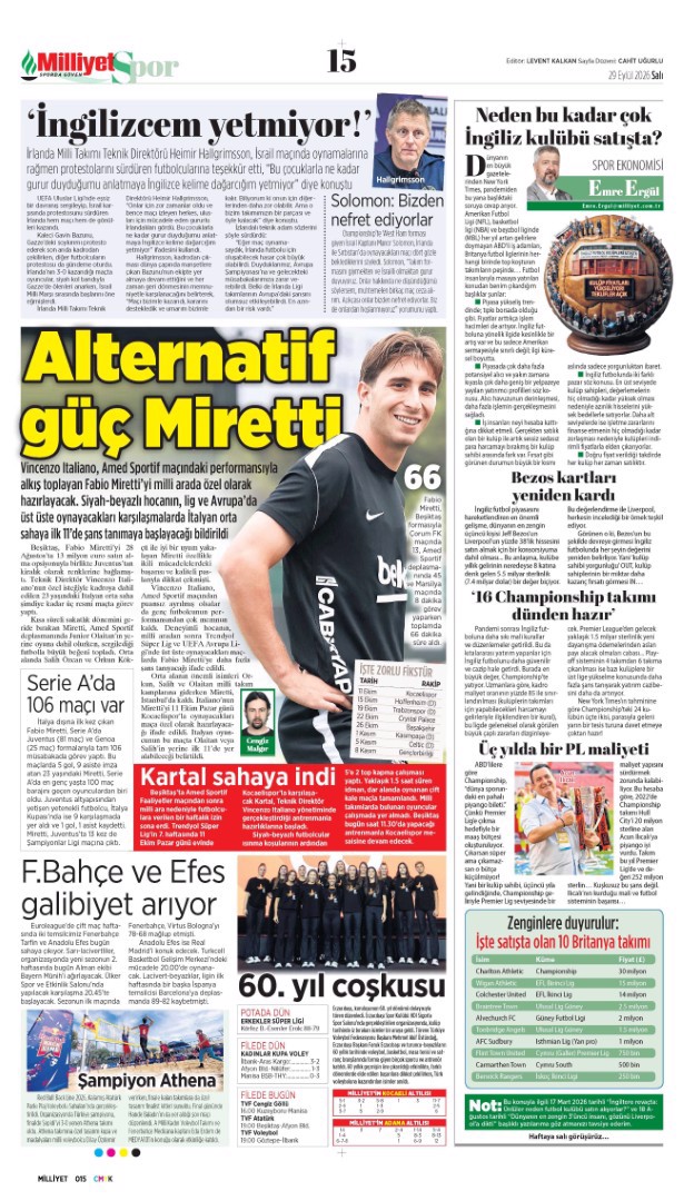 Milli felaket | Spor manşetleri  - 2. fotoğraf
