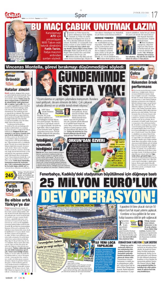 Milli felaket | Spor manşetleri  - 8. fotoğraf