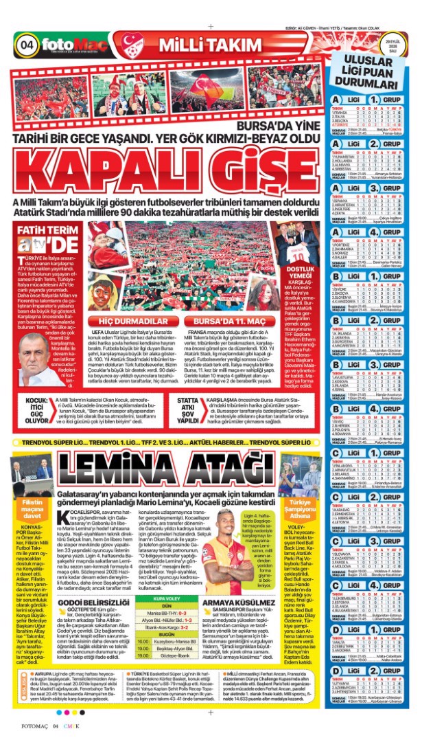 Milli felaket | Spor manşetleri  - 21. fotoğraf