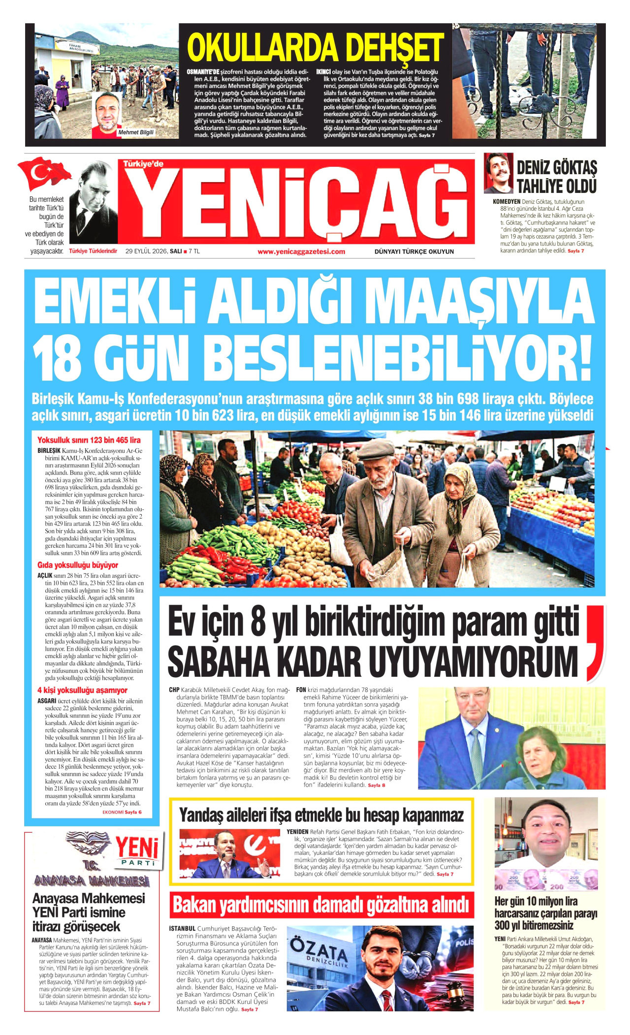 Gazeteler bugün ne yazdı? (29 Eylül) - 5. fotoğraf