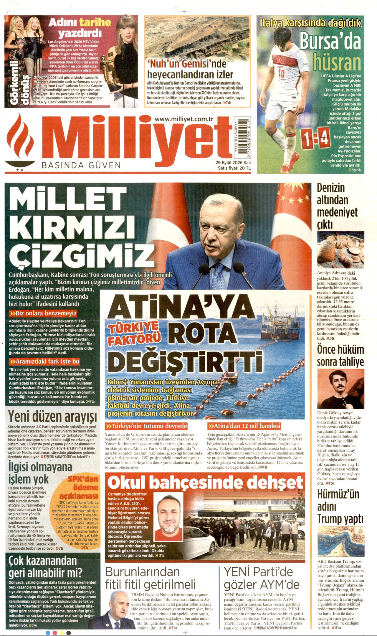 Gazeteler bugün ne yazdı? (29 Eylül) - 6. fotoğraf