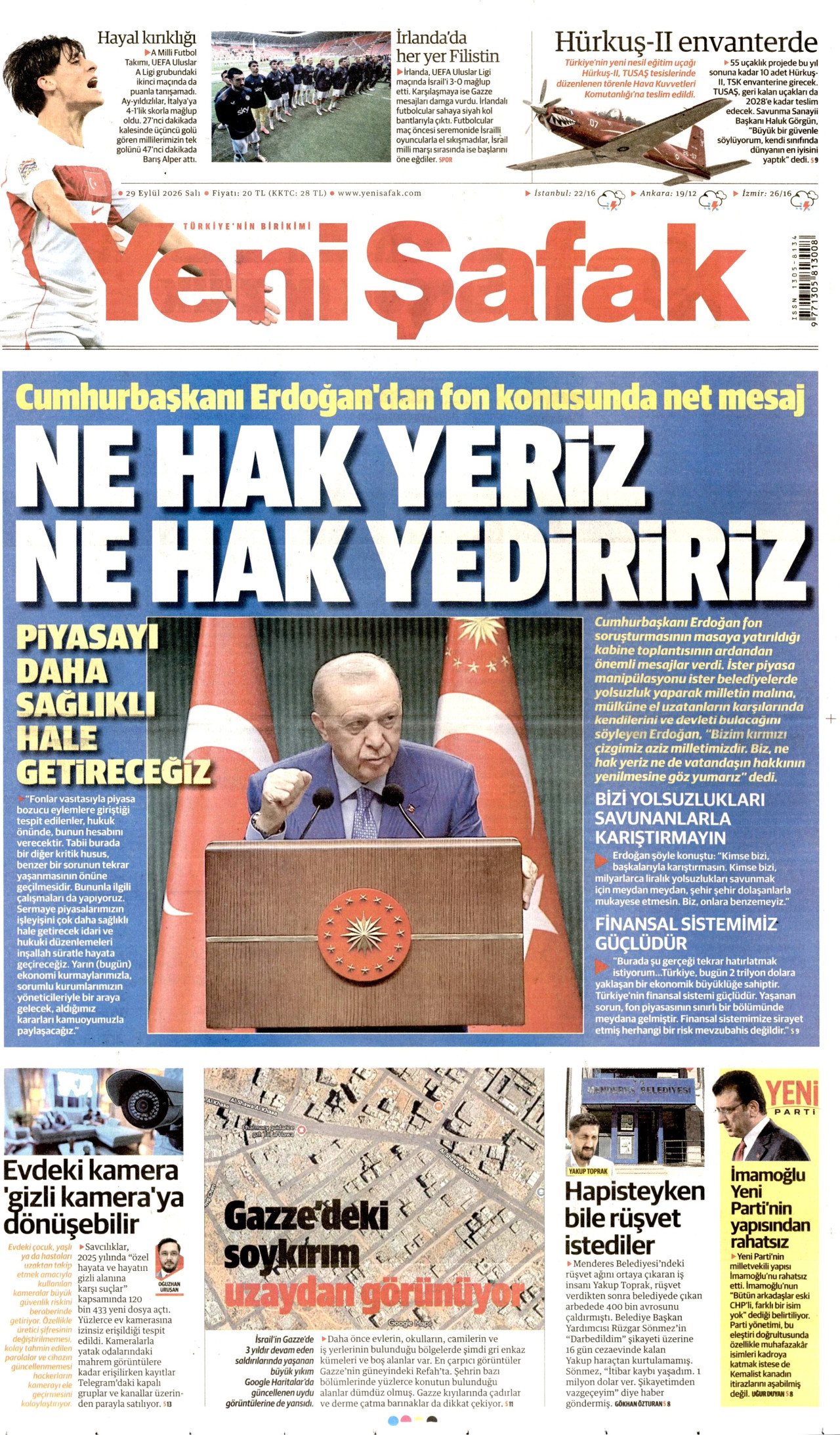 Gazeteler bugün ne yazdı? (29 Eylül) - 10. fotoğraf