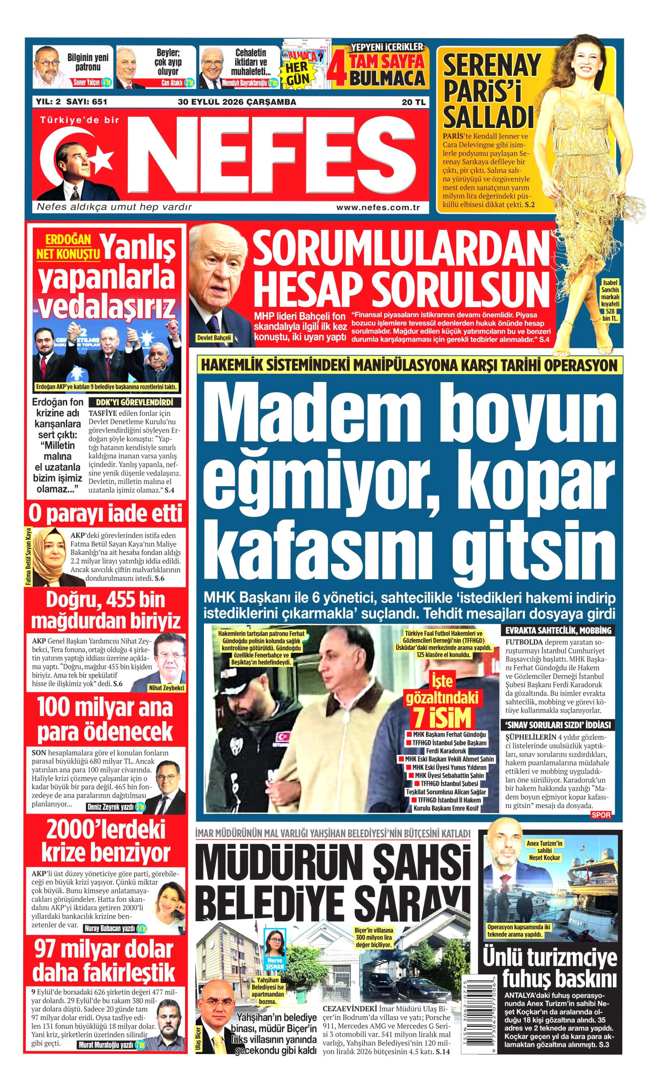 Gazeteler bugün ne yazdı? (30 Eylül) - 11. fotoğraf