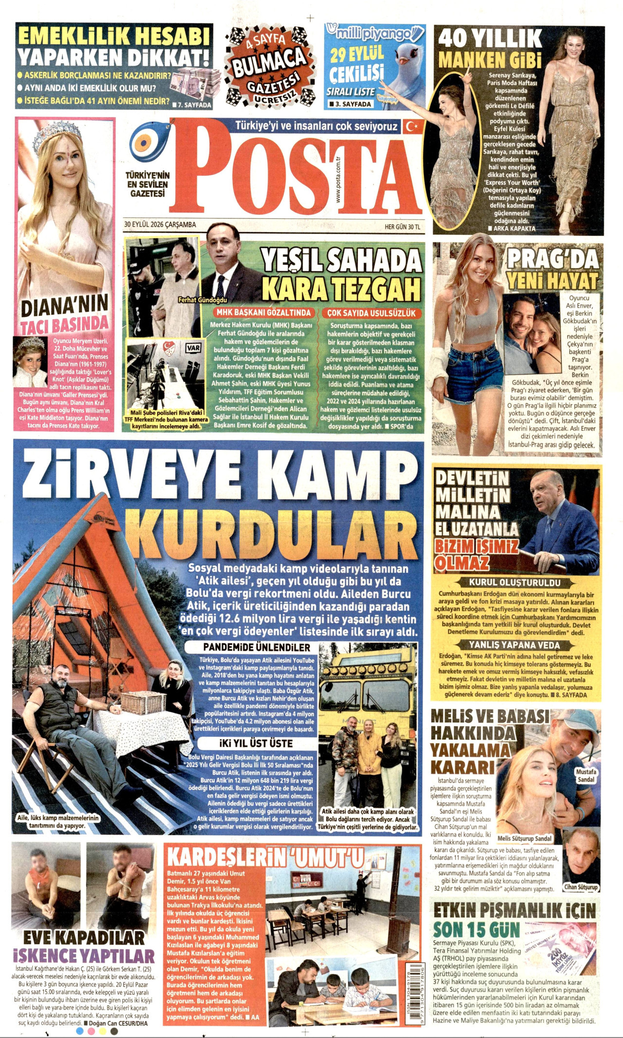 Gazeteler bugün ne yazdı? (30 Eylül) - 15. fotoğraf