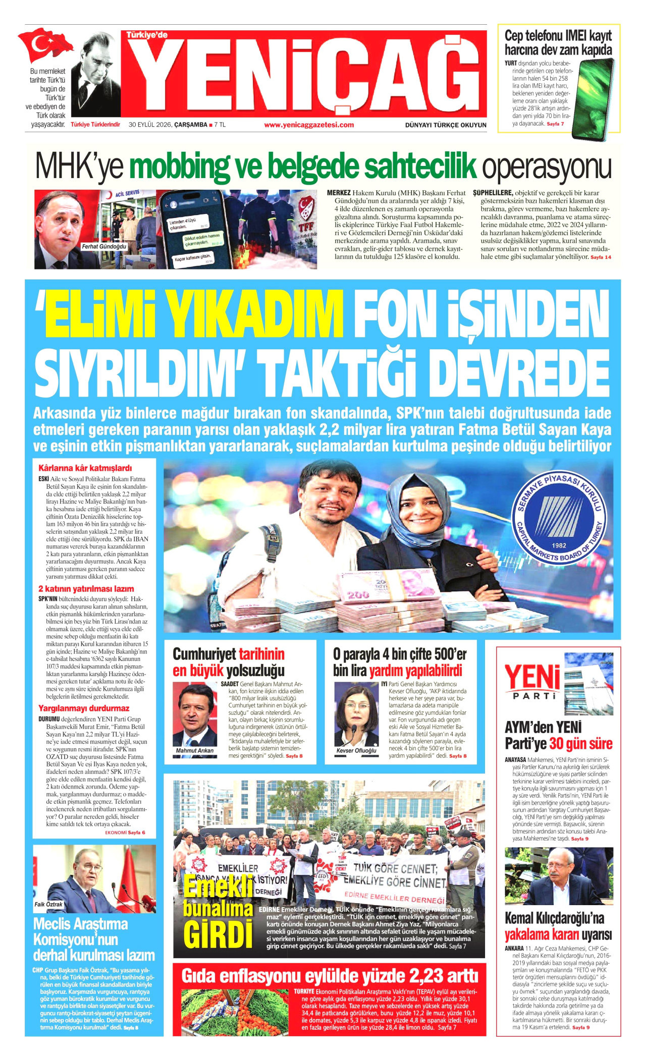 Gazeteler bugün ne yazdı? (30 Eylül) - 5. fotoğraf