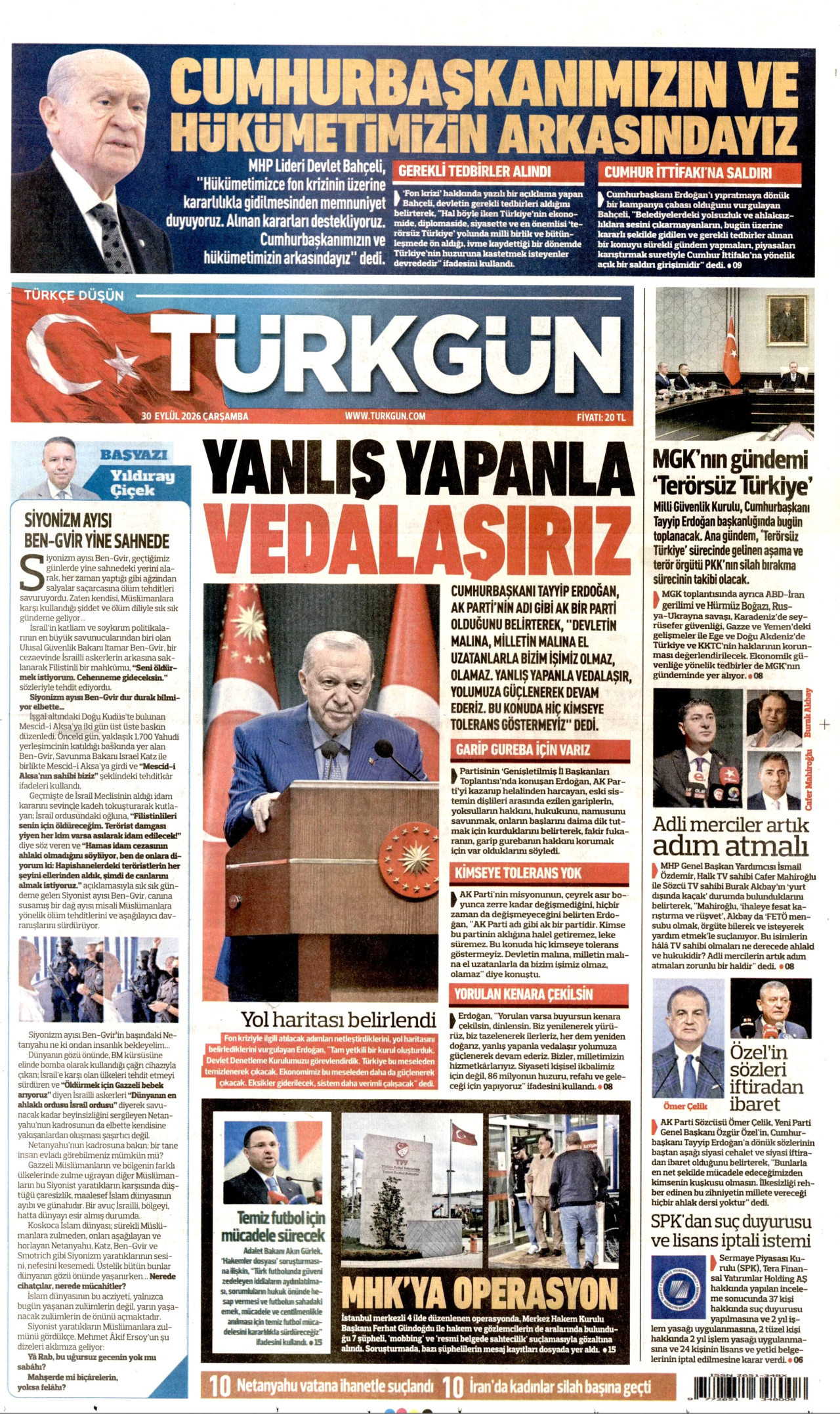 Gazeteler bugün ne yazdı? (30 Eylül) - 12. fotoğraf