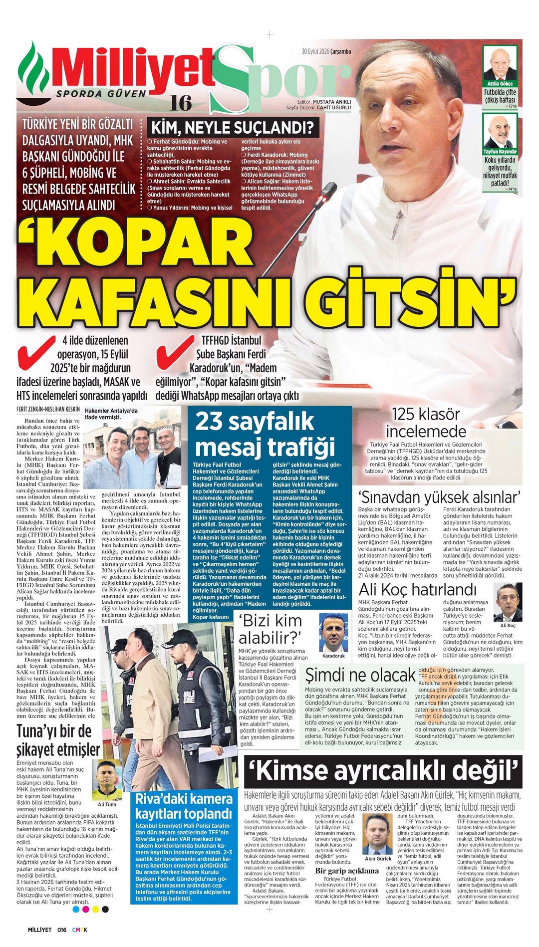 MHK depremi: Tarihi operasyon | Spor manşetleri - 1. fotoğraf